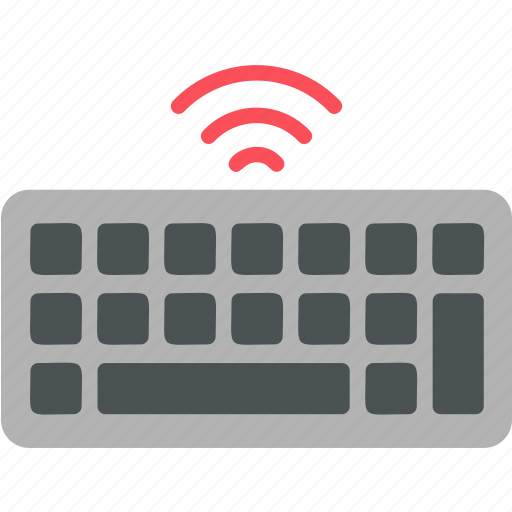 Keyboard, computer, hardware, input, keys, type, wire icon - Download on Iconfinder