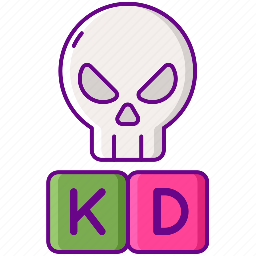 Kd, ratio, death, kill icon - Download on Iconfinder