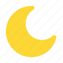 moon, halloween, crescent, half, weather, phases, astronomy, nature