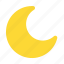 moon, halloween, crescent, half, weather, phases, astronomy, nature 
