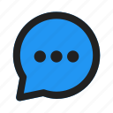 chat, bubble, message, conversation, writing, communication, topics, messenger, communications