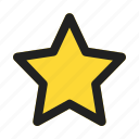star, favorite, rate, favourite, gold, highlights, ui, interface