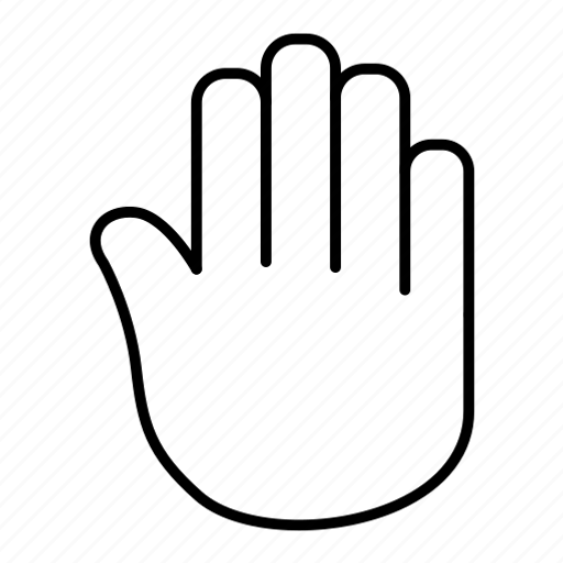 Hold, ban, hand, stop, wait icon - Download on Iconfinder