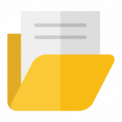 File, folder, document, storage, paper, business, format icon - Download on Iconfinder