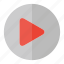 play button, video, video player, movie, begin, start, play, ui, music and multimedia 