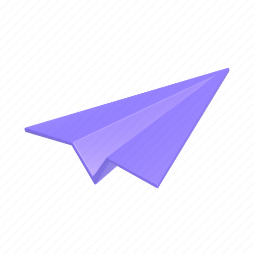 Paper, paper plane, send message, send, message, render icon - Download on Iconfinder