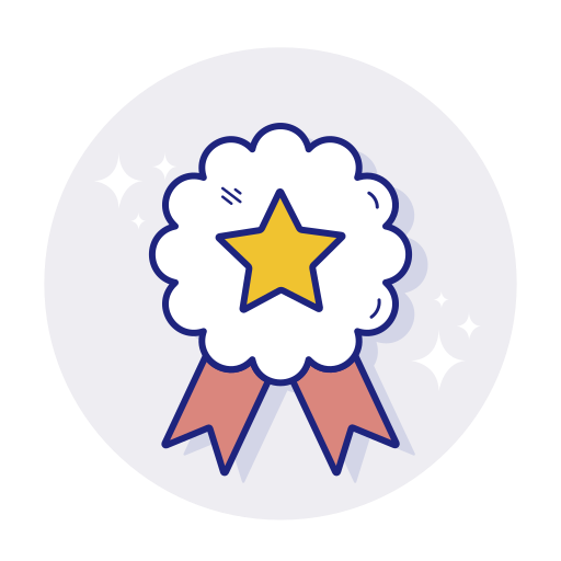 Achievement, award, badge, favorite, star icon - Free download
