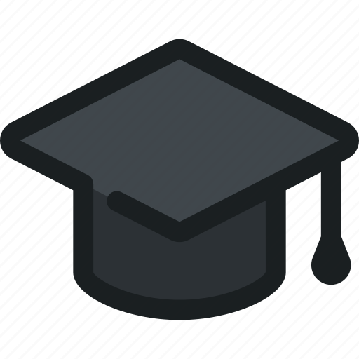 Mortarboard, toga, graduation cap, college, bachelor, school, degree icon - Download on Iconfinder