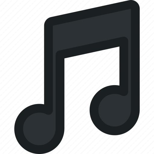 Music, song, quaver, musical note, audio, sound, entertainment icon - Download on Iconfinder