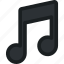 music, song, quaver, musical note, audio, sound, entertainment 