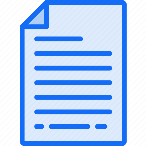 Essentials, page, paper, text, writing icon - Download on Iconfinder