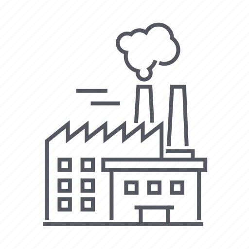 Factory, industry, plant, pollution icon - Download on Iconfinder