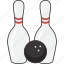ball, bowling, pin, pins 