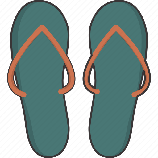 Beach, flip, flops, ios, sandals, shoes, thongs icon - Download on  Iconfinder