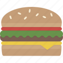 burger, cheeseburger, fast food, hamburger, meal