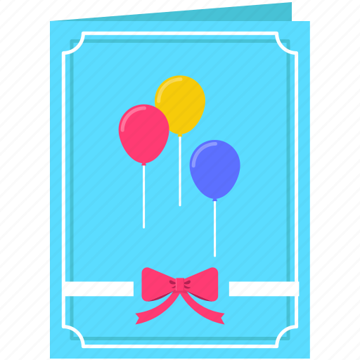 Birthday, card, celebration, christmas, gift, invitation, party icon - Download on Iconfinder