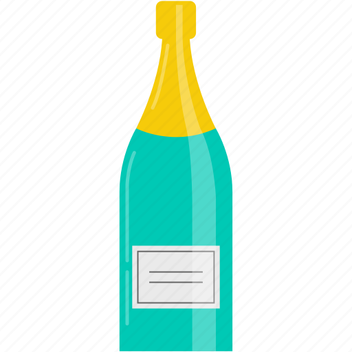 Alcohol, beverage, bottle, champagne, drink, party, wine icon - Download on Iconfinder