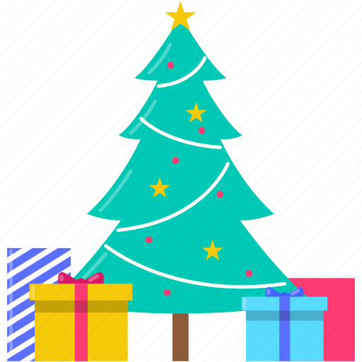 Celebration, christmas, gift, holiday, present, tree, xmas icon - Download on Iconfinder
