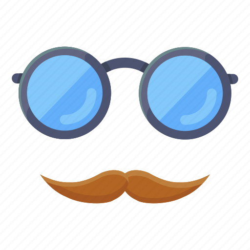 Hipster, hipster props, party accessories, moustache prop, sunglasses icon - Download on Iconfinder