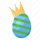 king, egg, egg design, eggshell, easter egg, decorative egg