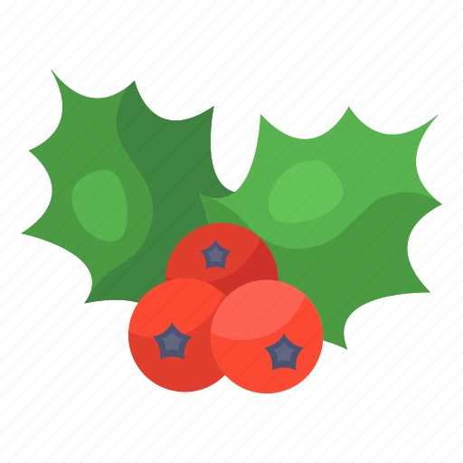 Mistletoe, berries, holly berries, acai berries, organic food icon - Download on Iconfinder