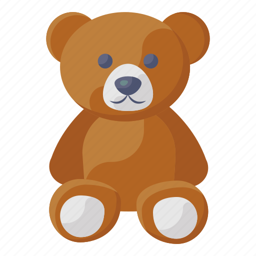 Teddy, bear, stuffed toy, soft toy, teddy bear, toy, plaything icon - Download on Iconfinder
