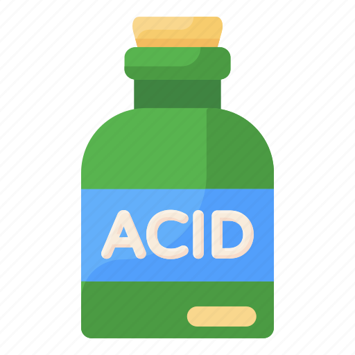 Acid, bottle, chemical, acid bottle, poison, acidic liquid, poison bottle icon - Download on Iconfinder