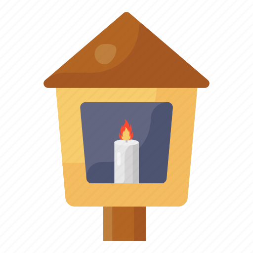 Candle, lamp, light, candle light, vintage lamp, candle lamp icon - Download on Iconfinder
