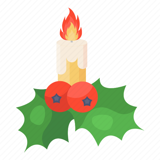 Christmas, candle, decor, candle decor, christmas decoration, christmas candle decor icon - Download on Iconfinder