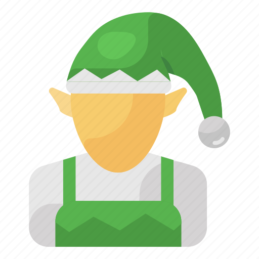 Christmas, elf, human, person, boy, christmas elf icon - Download on Iconfinder