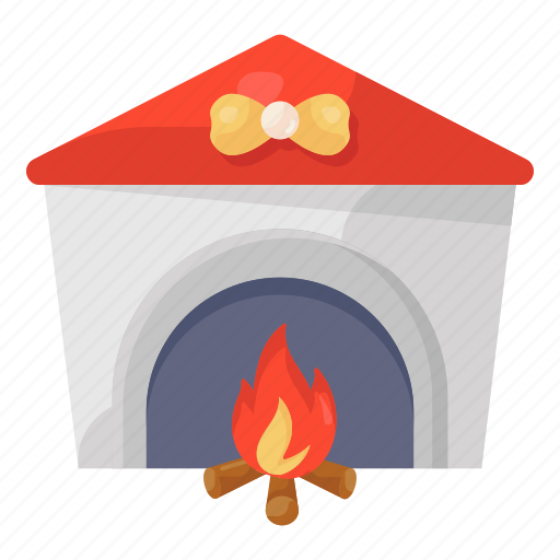 Fireplace, hearth, fireside, furnace, fire pit icon - Download on Iconfinder