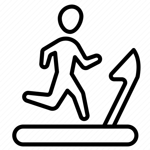 Runner, machine, treadmill, jogging, fitness icon - Download on Iconfinder
