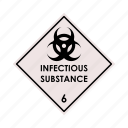 infectious, substance, hazardous, material