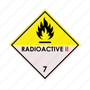 radioactive, hazardous, material
