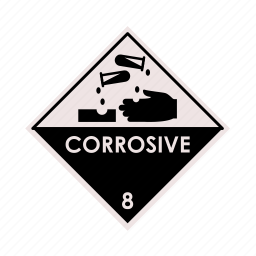 Corrosive, hazardous, material icon - Download on Iconfinder