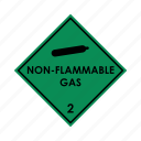 non, flammable, gas, hazardous, material