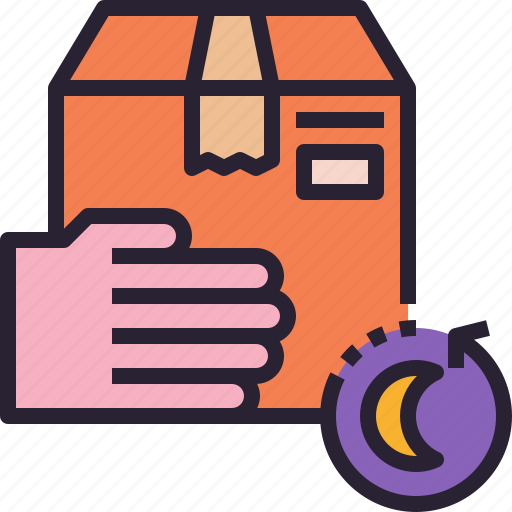 Overnight, shipping, delivery, box, send, express icon - Download on Iconfinder
