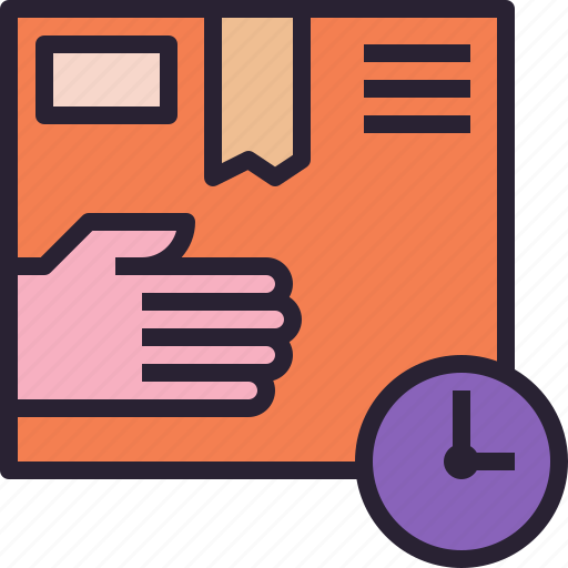Schedule, pick, up, handling, delivery, on, time icon - Download on Iconfinder