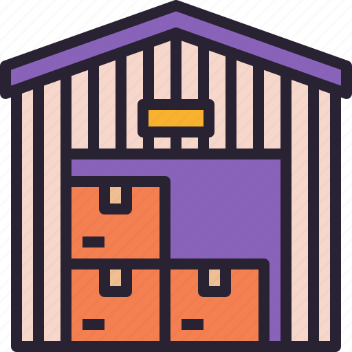 Warehouse, cargo, storage, shipment, storehouse, stockroom, goods icon - Download on Iconfinder