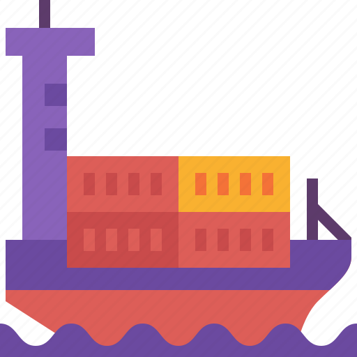 Freight, sea, ocean, ship, logistics, shipping, goods icon - Download on Iconfinder