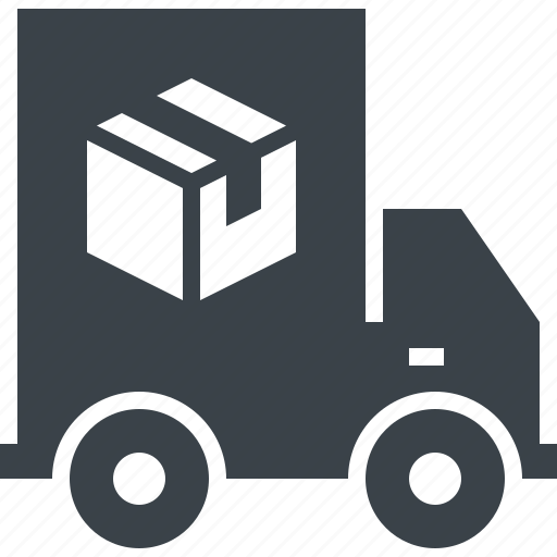 Ground, freight, delivery, package, truck, messenger icon - Download on Iconfinder