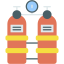 oxygen, tanks, diving, tank, gas, sports, healthcare 