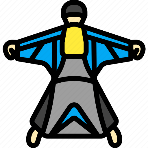 Extreme, fly, sport, sports, wingsuit icon - Download on Iconfinder