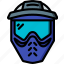 extreme, mask, paintball, sport, sports 