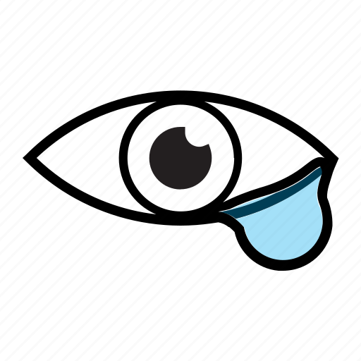 Crying, eye, eyedrop, teardrop, tears icon - Download on Iconfinder