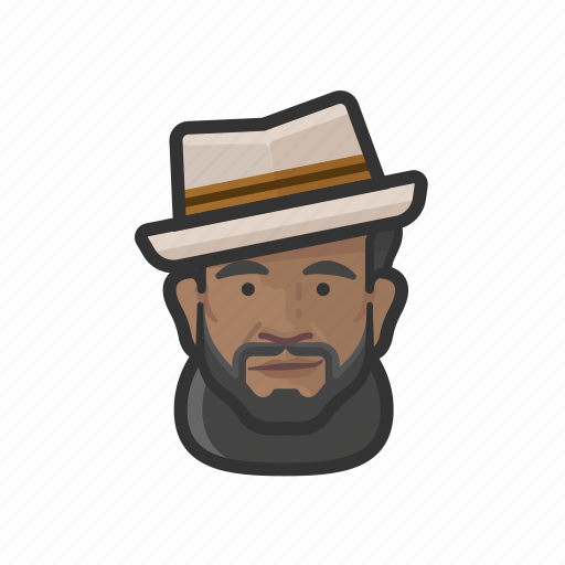 Jazz, musician, black, male, avatar icon - Download on Iconfinder