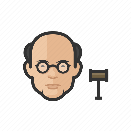 Judge, jurist, asian, male icon - Download on Iconfinder