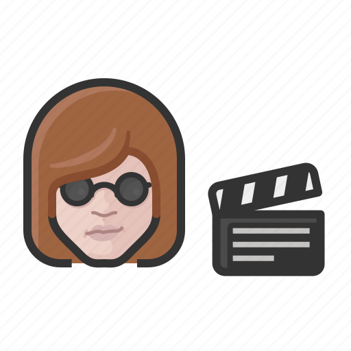 Movie, director, asian, female, avatar icon - Download on Iconfinder