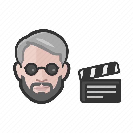 Movie, director, white, male, avatar icon - Download on Iconfinder