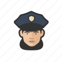 police, officers, asian, female